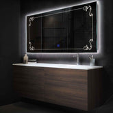 Espejo LED Rectangular | Botón táctil | Luz blanca neutra - Reyze Seria Good Vibes Model 5